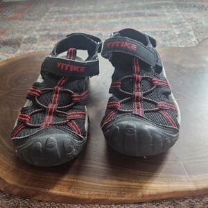 Kids Black and Red Sandals